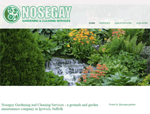 Tablet Screenshot of nosegay.co.uk